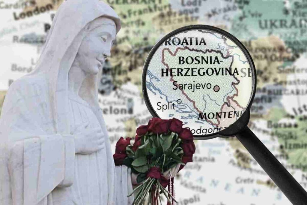 Statua della Madonna Medjugorje