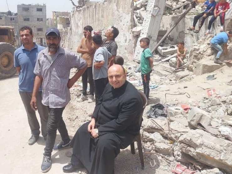 Padre Gabriel Romanelli Gaza